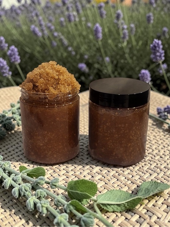 Orchid & Vine Other - Brown Raw Sugar Exfoliating Body Scrub Luxury Oils Orch& Vine